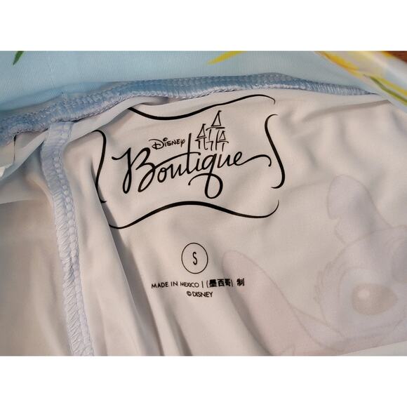 Disney Women's Stitch Tropical Pajama Pants - Blue and Red - Picture 3 of 4